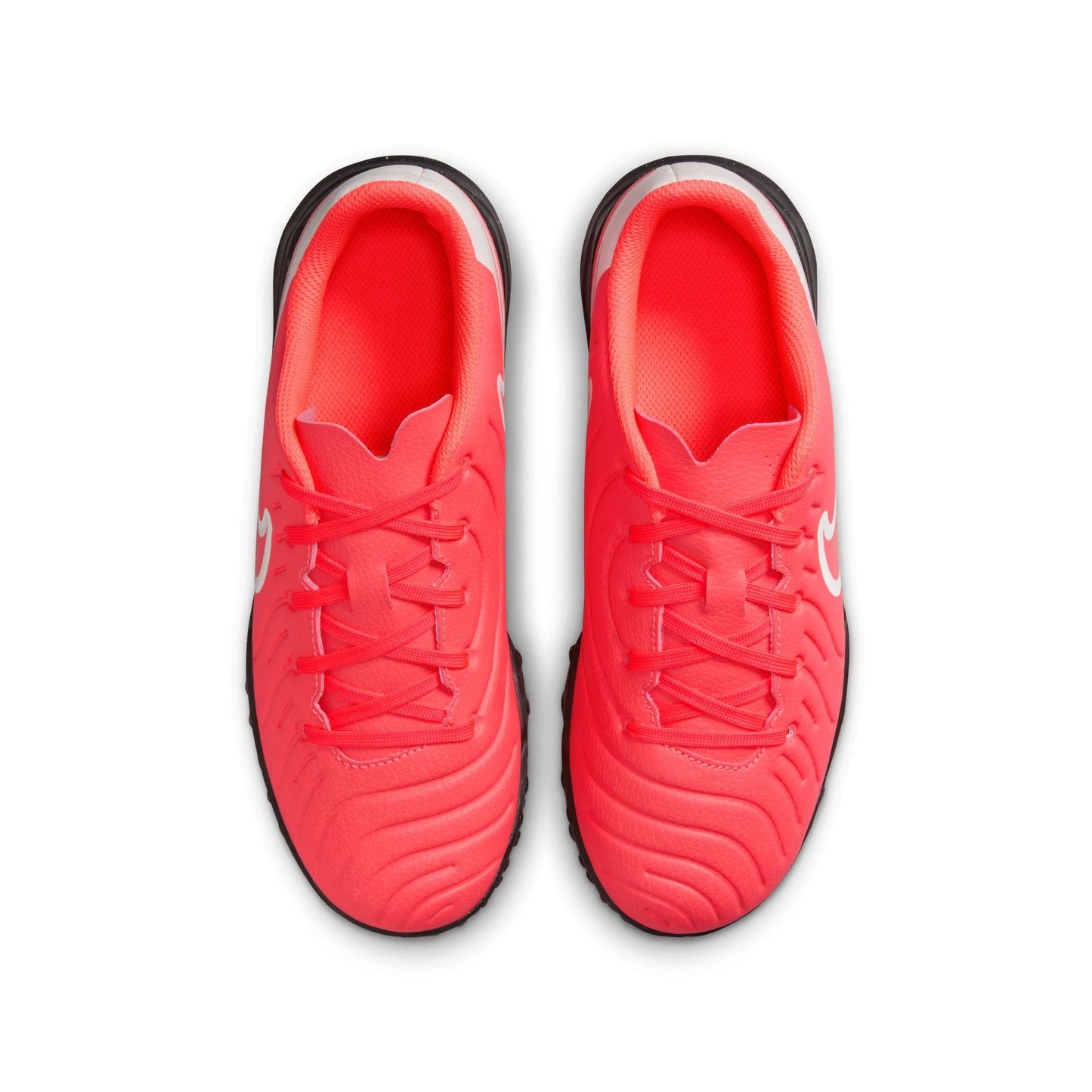 Nike Junior Tiempo Legend 10 Club TF Turf Soccer Cleat - Hot Lava/White