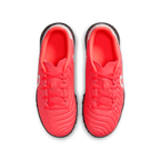 Nike Jr. Tiempo Legend 10 Club Little/Big Kids' TF-Hot Lava/White
