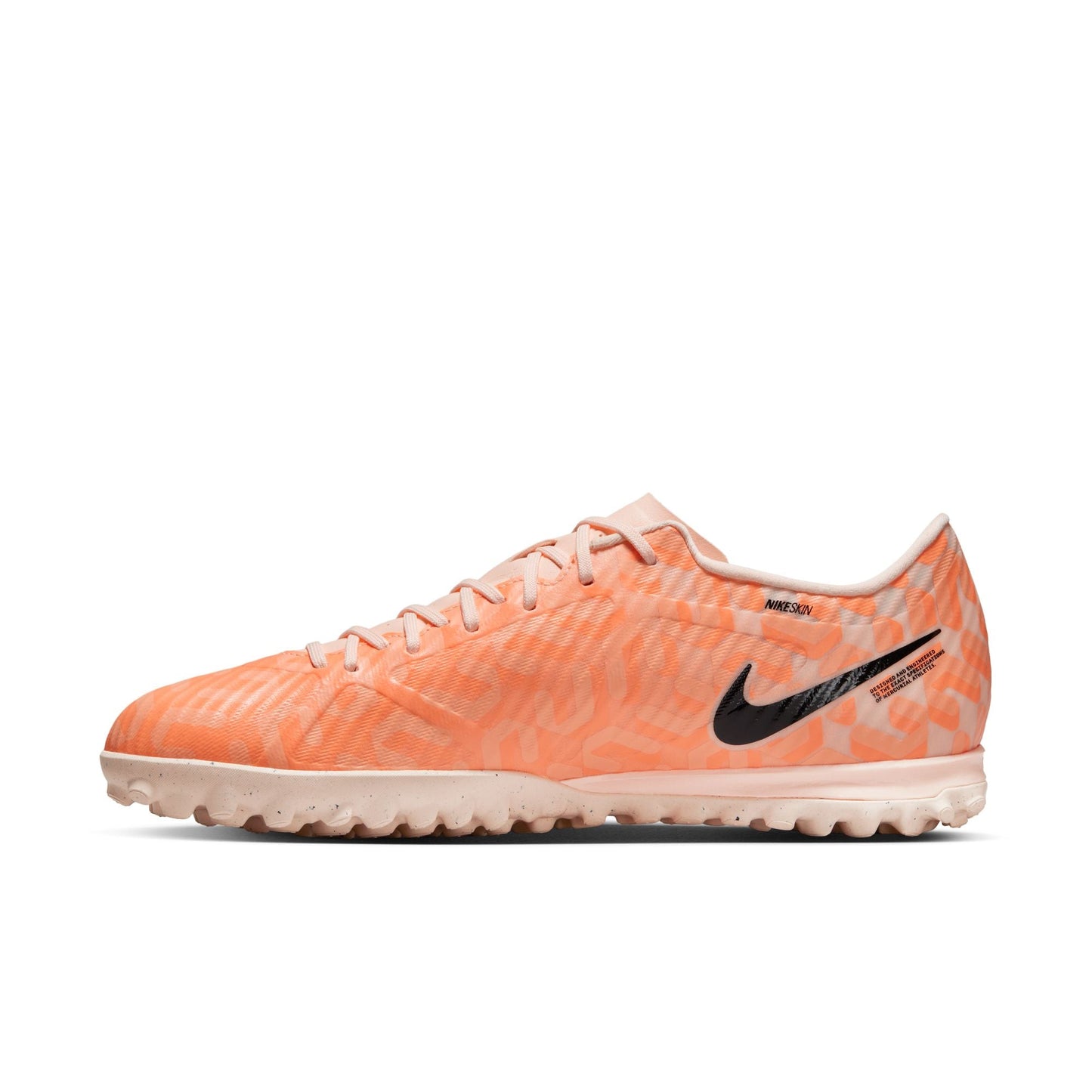 Nike Zoom Mercurial Vapor 15 Academy TF Turf Soccer Shoes - Guava Ice/Black