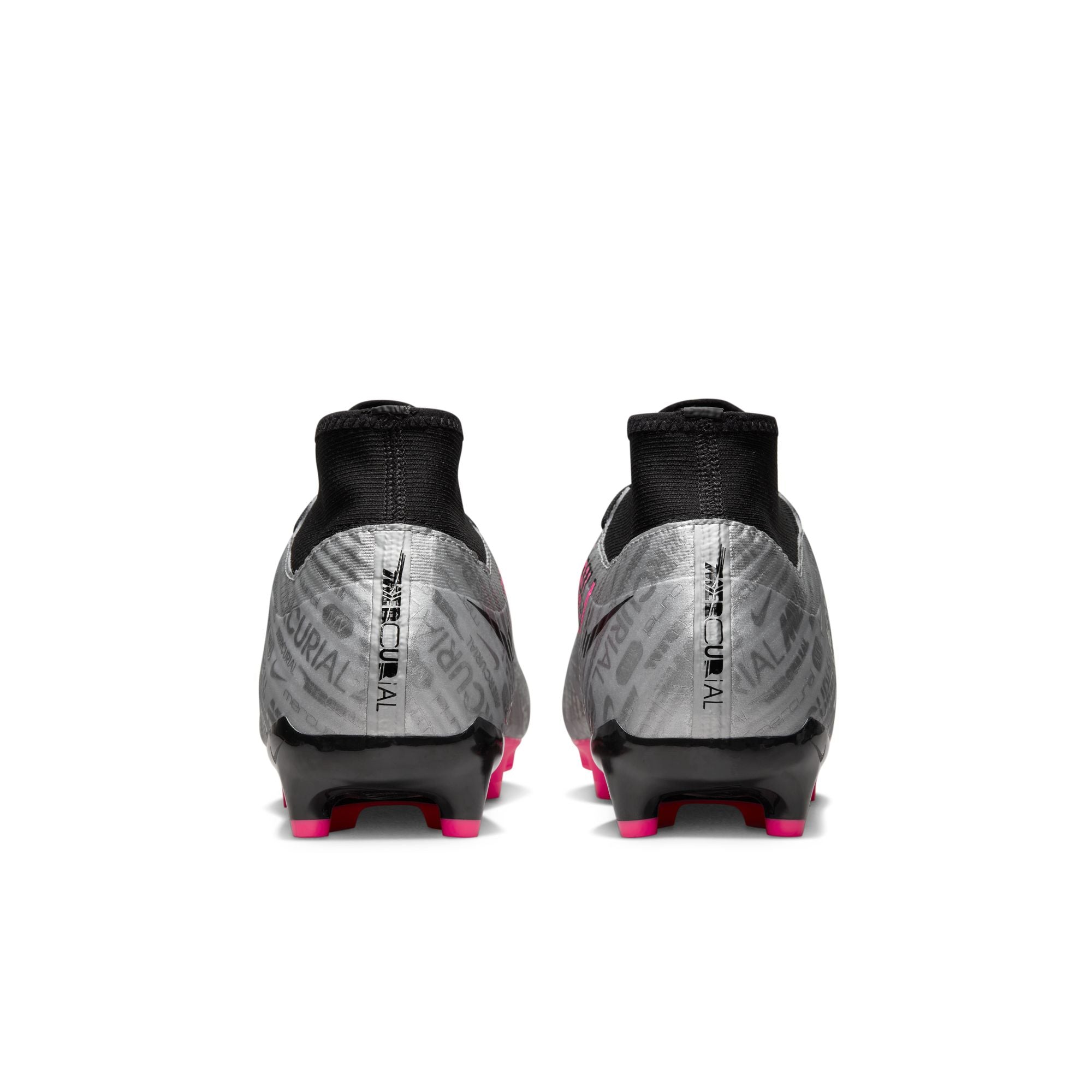 Nike Air Zoom Mercurial Superfly 9 Academy XXV FG/MG Soccer Cleat - MetallicSilver/HyperPink/Black/Volt