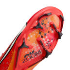 Nike Air Zoom Mercurial Vapor 15 Elite MDS FG Firm Ground Soccer Cleat - Light Crimson/Bright Mandarin/Black/Pale Ivory