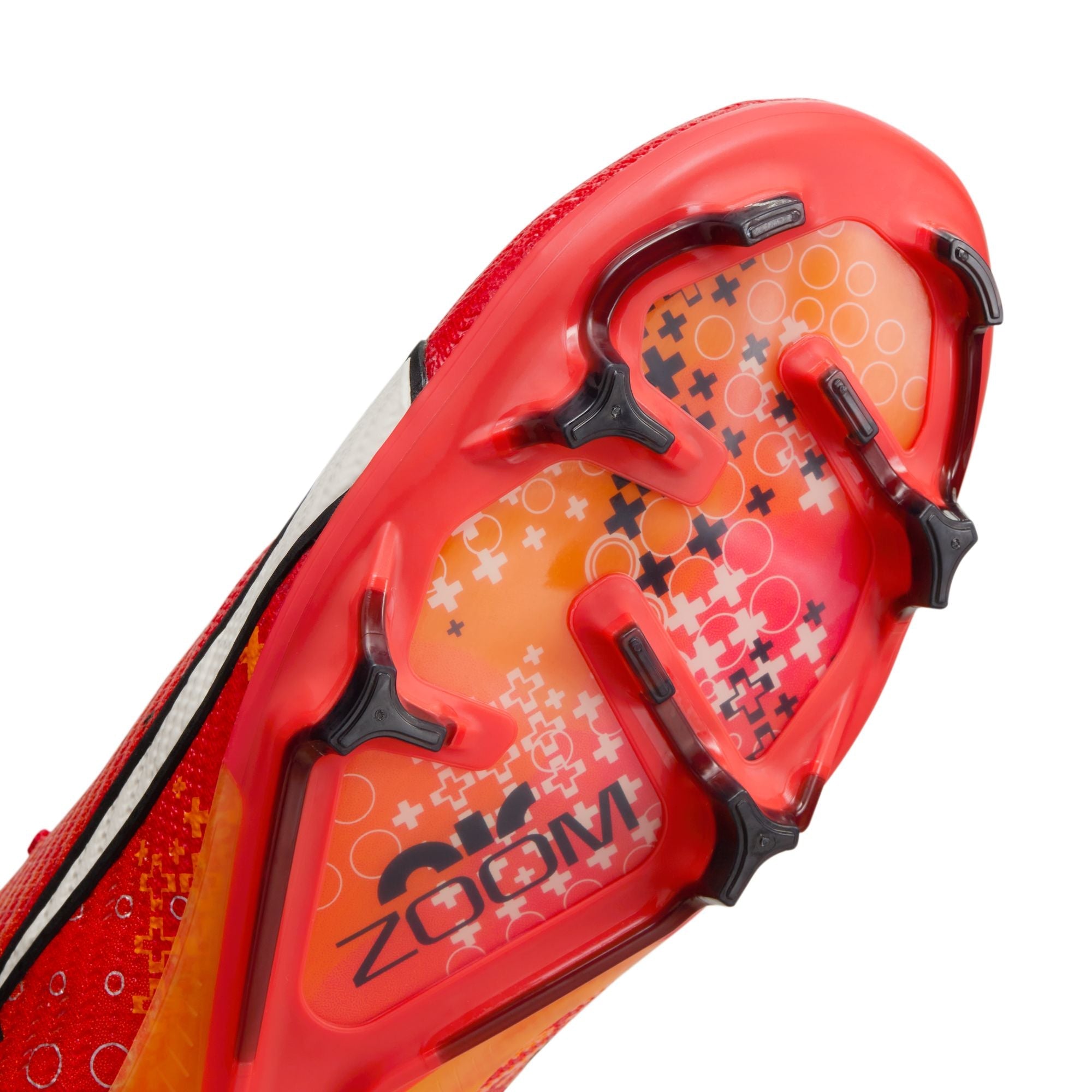 Nike Air Zoom Mercurial Vapor 15 Elite MDS FG Firm Ground Soccer Cleat - Light Crimson/Bright Mandarin/Black/Pale Ivory