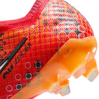 Nike Air Zoom Mercurial Vapor 15 Elite MDS FG Firm Ground Soccer Cleat - Light Crimson/Bright Mandarin/Black/Pale Ivory
