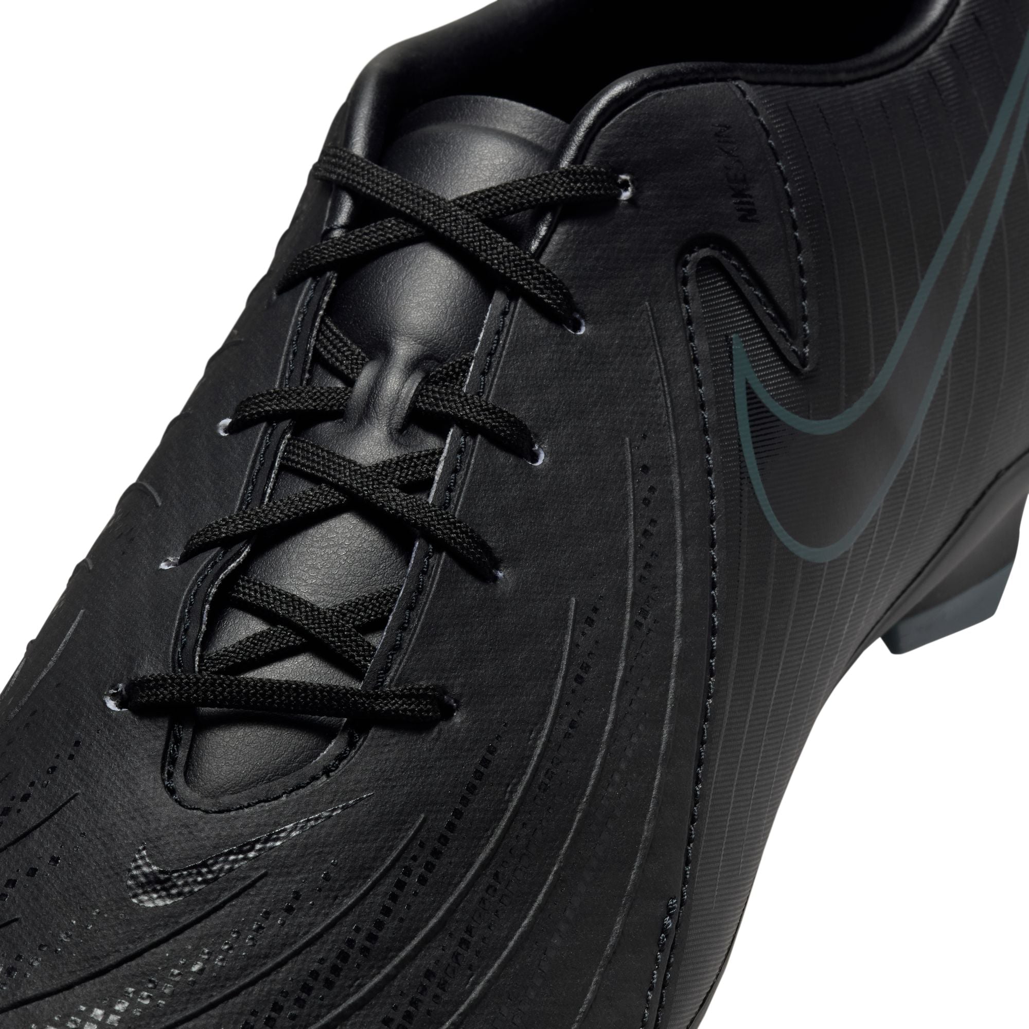 Nike Phantom GX 2 Academy FG Firm Ground Soccer Cleats- Black/Black