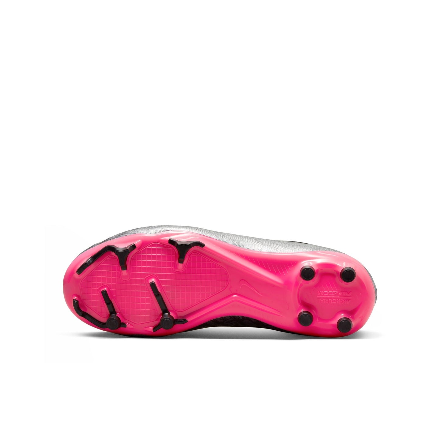 Nike Jr. Zoom Mercurial Superfly 9 Academy FG/MG - Metallic Silver/Black/Volt/Hyper Pink