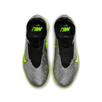 Nike Junior Zoom Vapor 15 Academy XXV TF Turf Shoes - MetallicSilver/Volt/Black