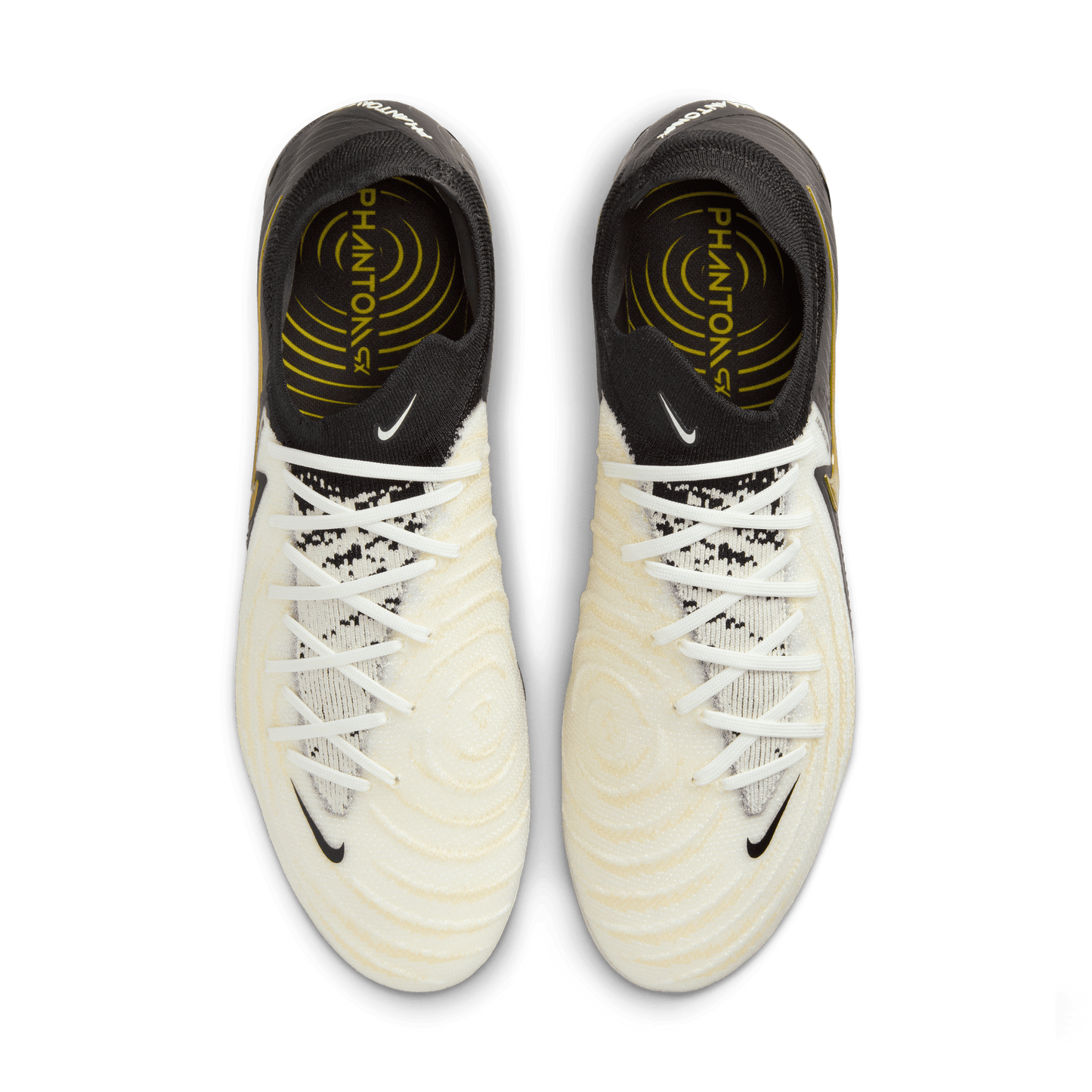 Nike Phantom GX 2 Elite FG-White/Black/Mtlc Gold Coin
