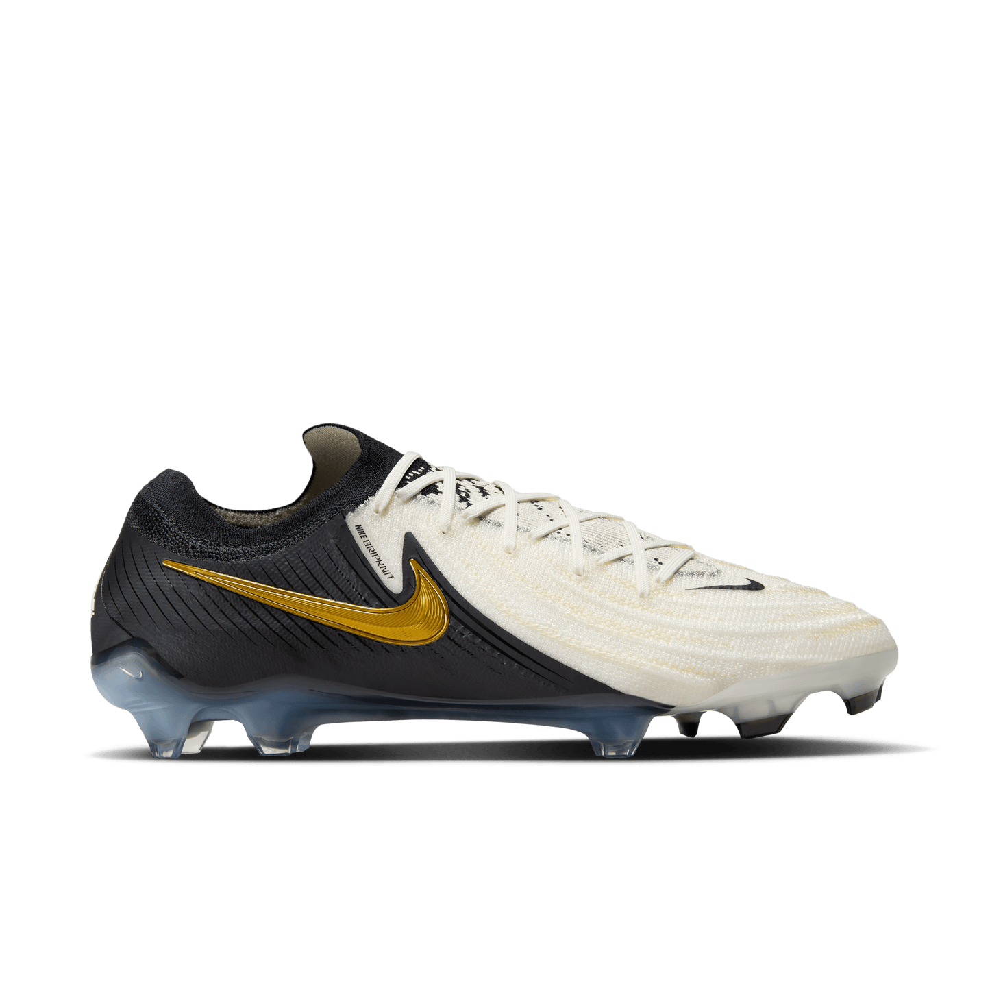 Nike Phantom GX 2 Elite FG-White/Black/Mtlc Gold Coin