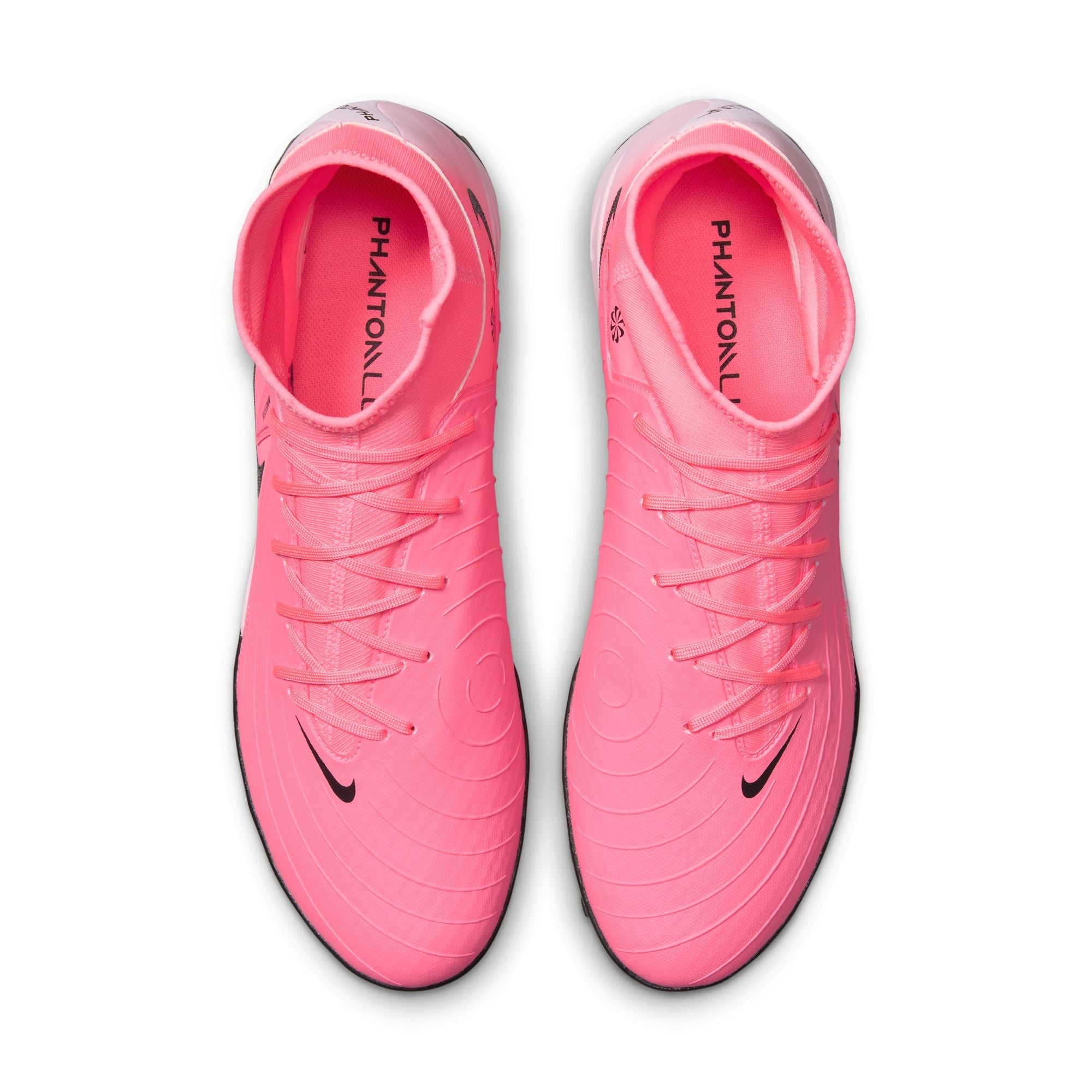 Nike Phantom Luna 2 Academy TF Turf Soccer Cleats- Pink Foam/ Black