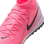 Nike Phantom Luna 2 Academy TF Turf Soccer Cleats- Pink Foam/ Black