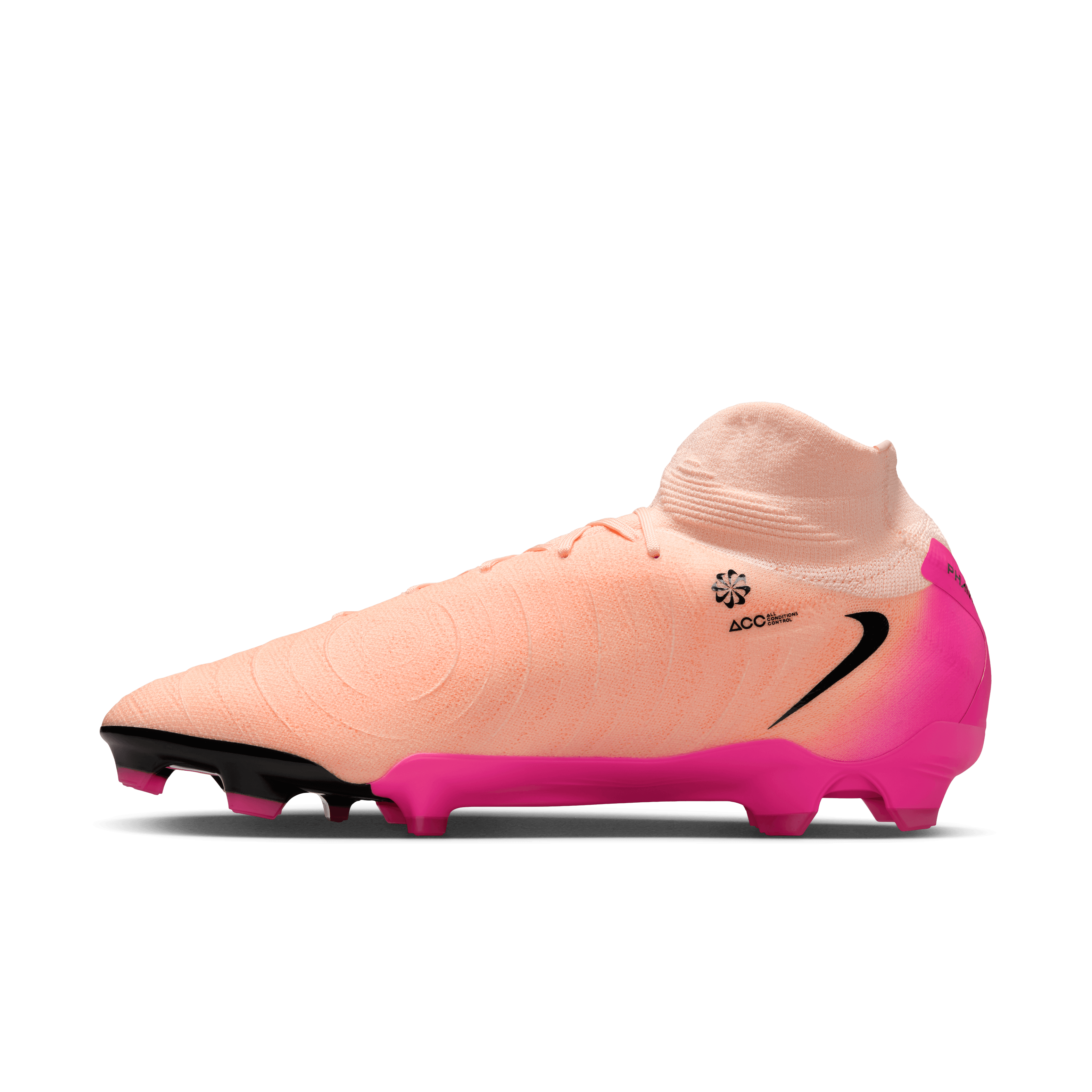 Nike Youth Phantom Luna 2 Pro FG- Crimson Tint/Black/Pink Blast