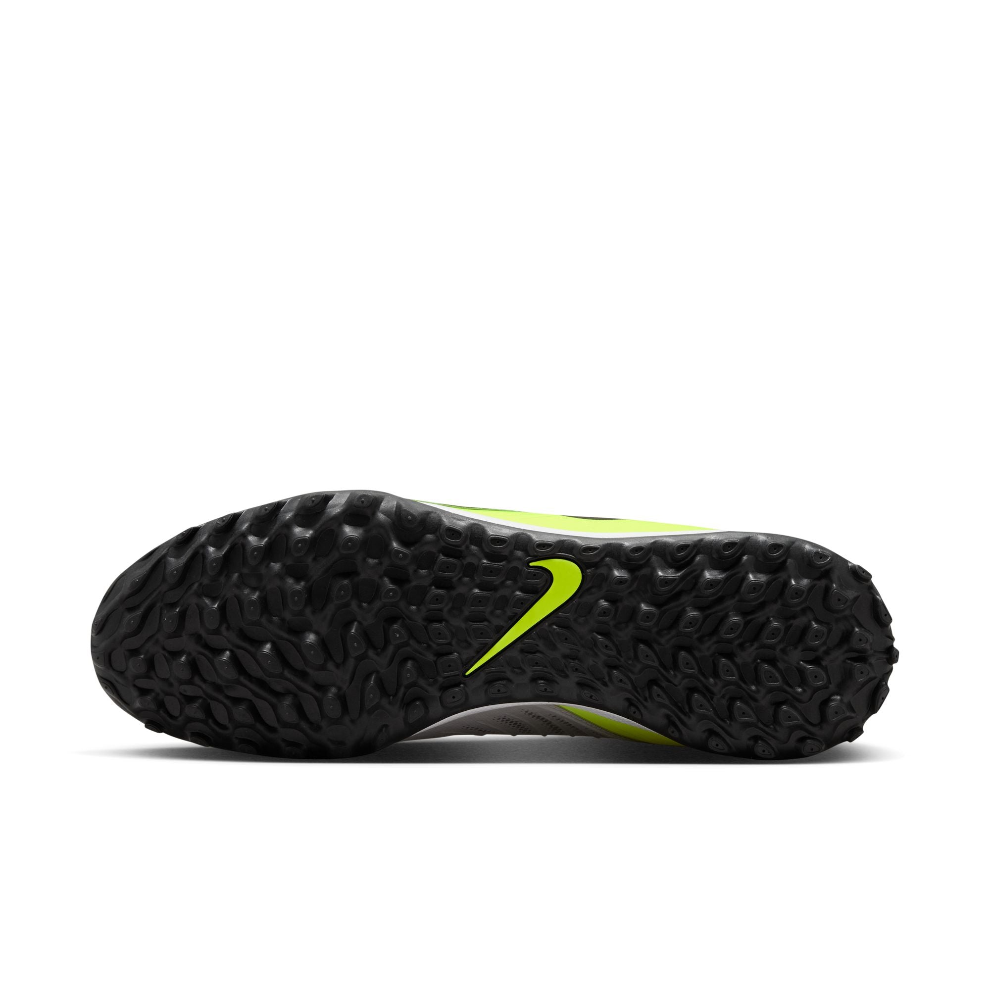 Nike Phantom GX 2 Academy TF Turf Soccer Cleats -  Metallic Silver/Black-Volt