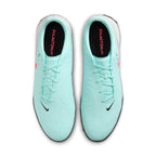 Nike Phantom GX 2 Academy TF Turf Soccer Cleats-  Mint/Atomic Red-Off Noir