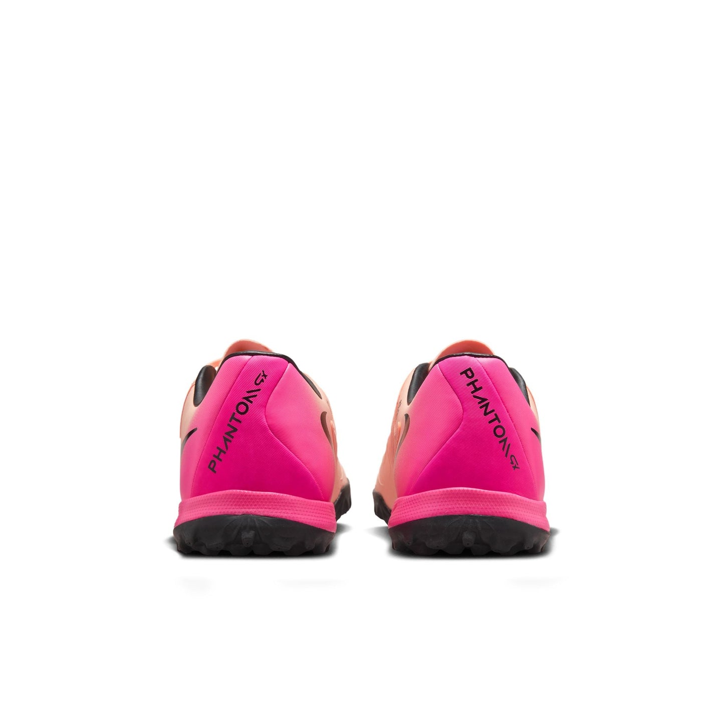 Nike Phantom GX 2 Academy TF Turf Soccer Cleats- Crimson Tint/Black/Pink Blast
