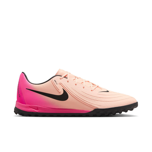 Nike Phantom GX 2 Academy TF Turf Soccer Cleats- Crimson Tint/Black/Pink Blast
