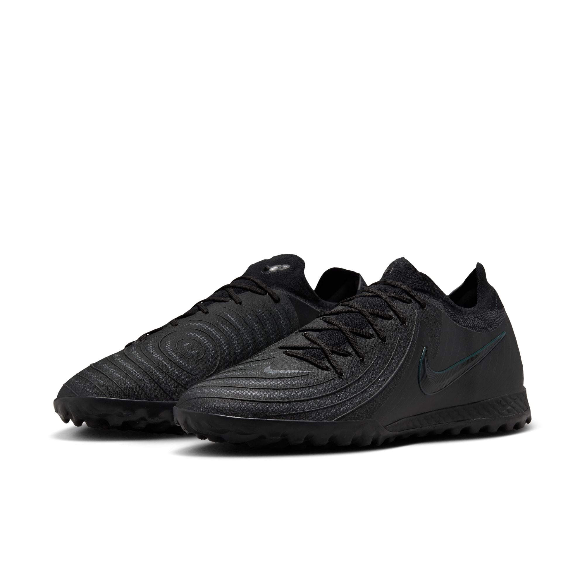 Nike Phantom GX II Pro TF Turf Soccer Cleats -Black/Black