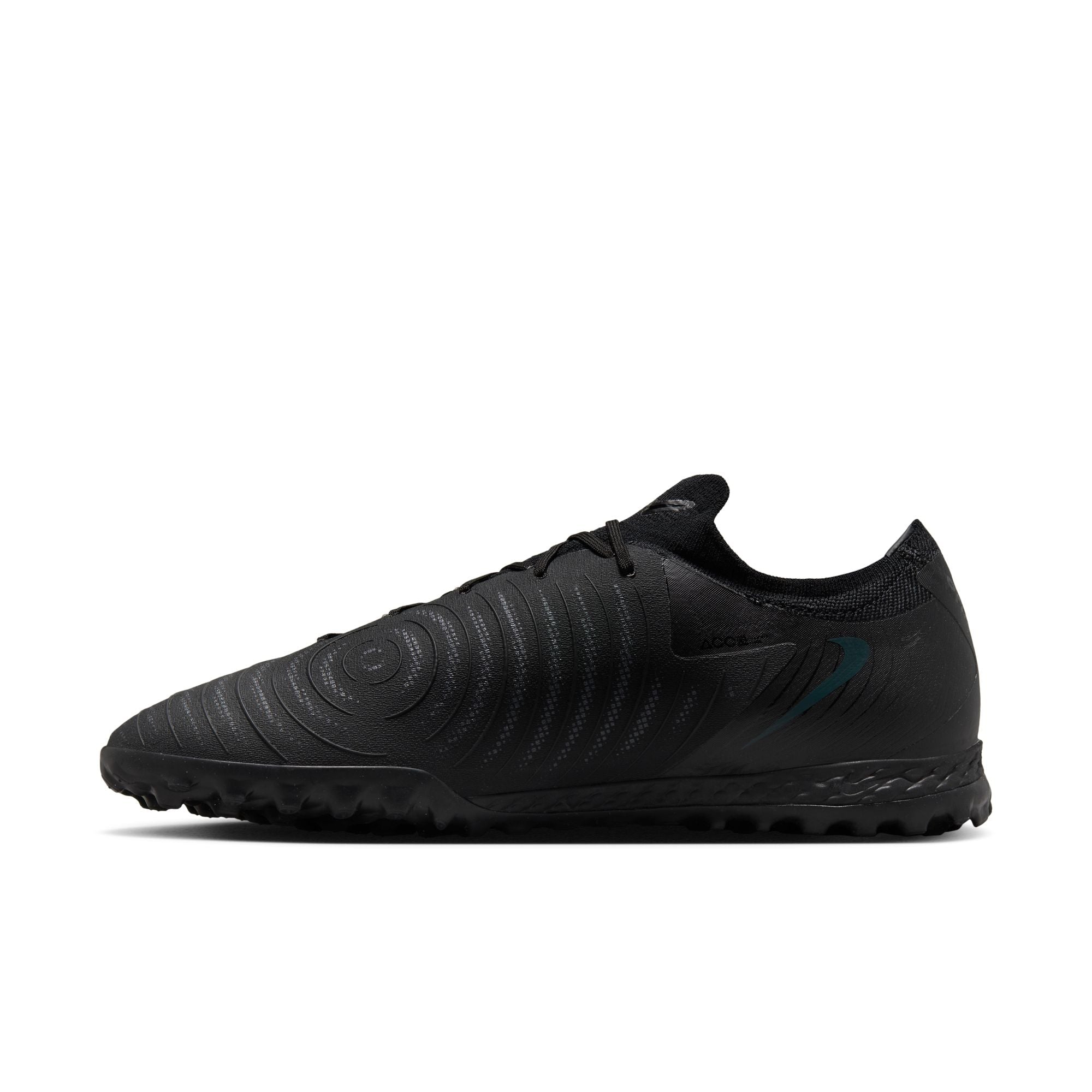Nike Phantom GX II Pro TF Turf Soccer Cleats -Black/Black