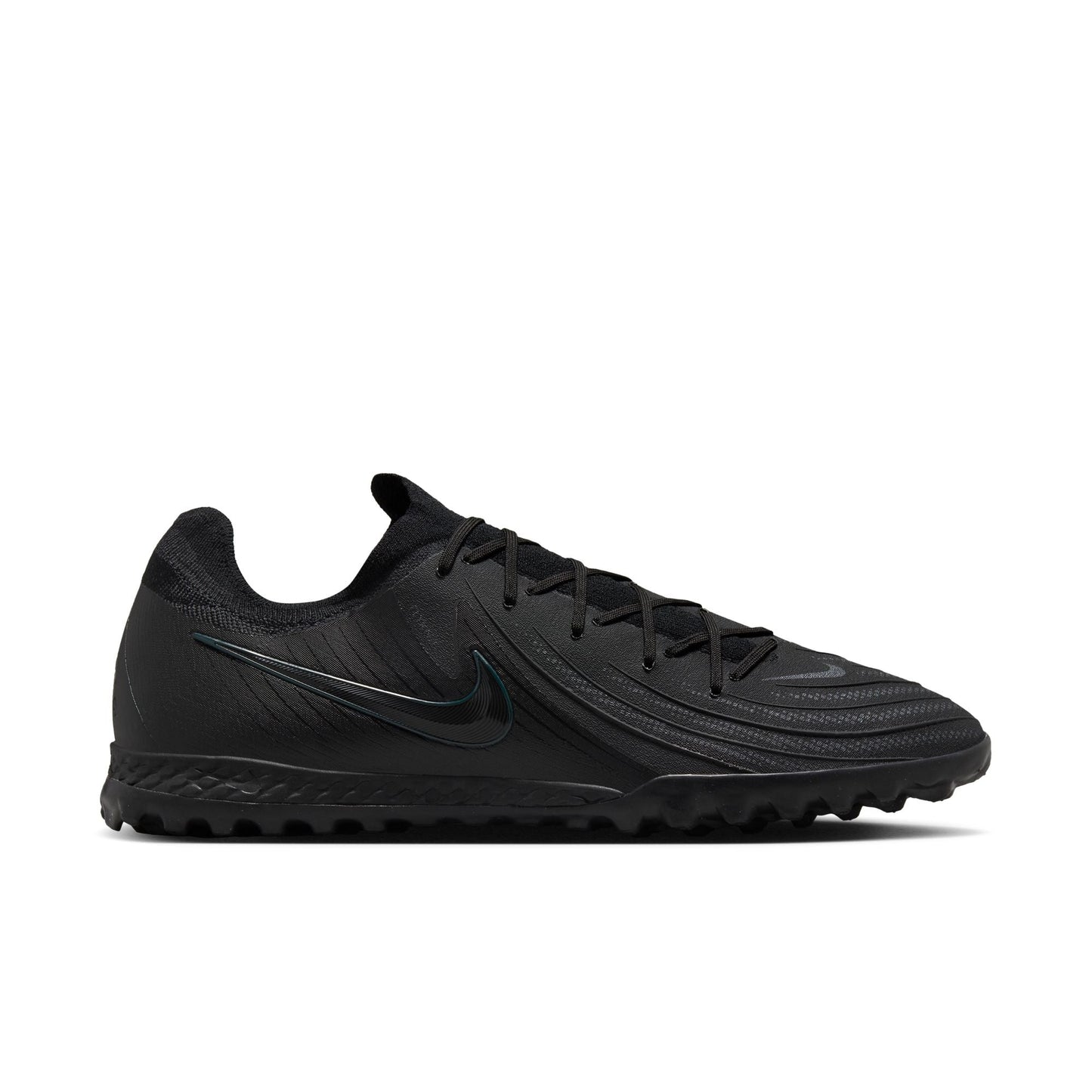 Nike Phantom GX II Pro TF Turf Soccer Cleats -Black/Black