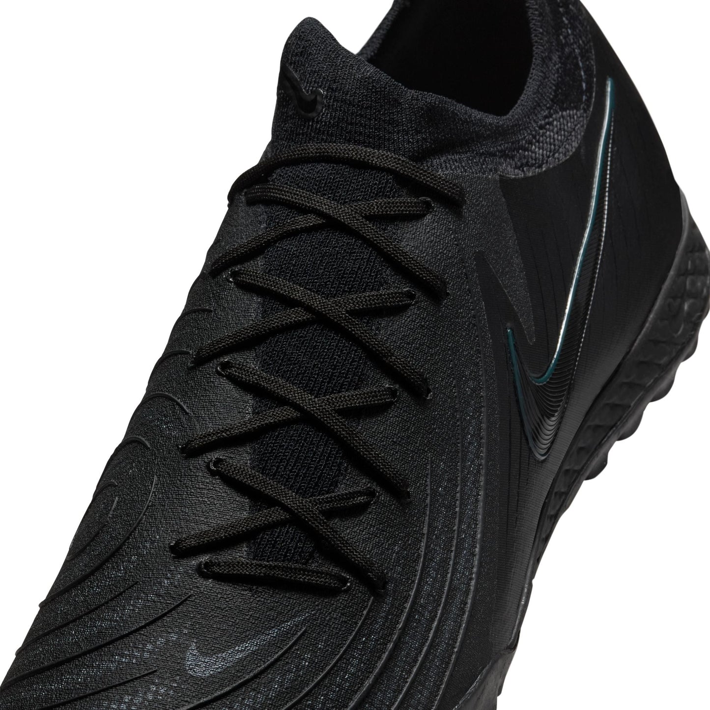 Nike Phantom GX II Pro TF Turf Soccer Cleats -Black/Black