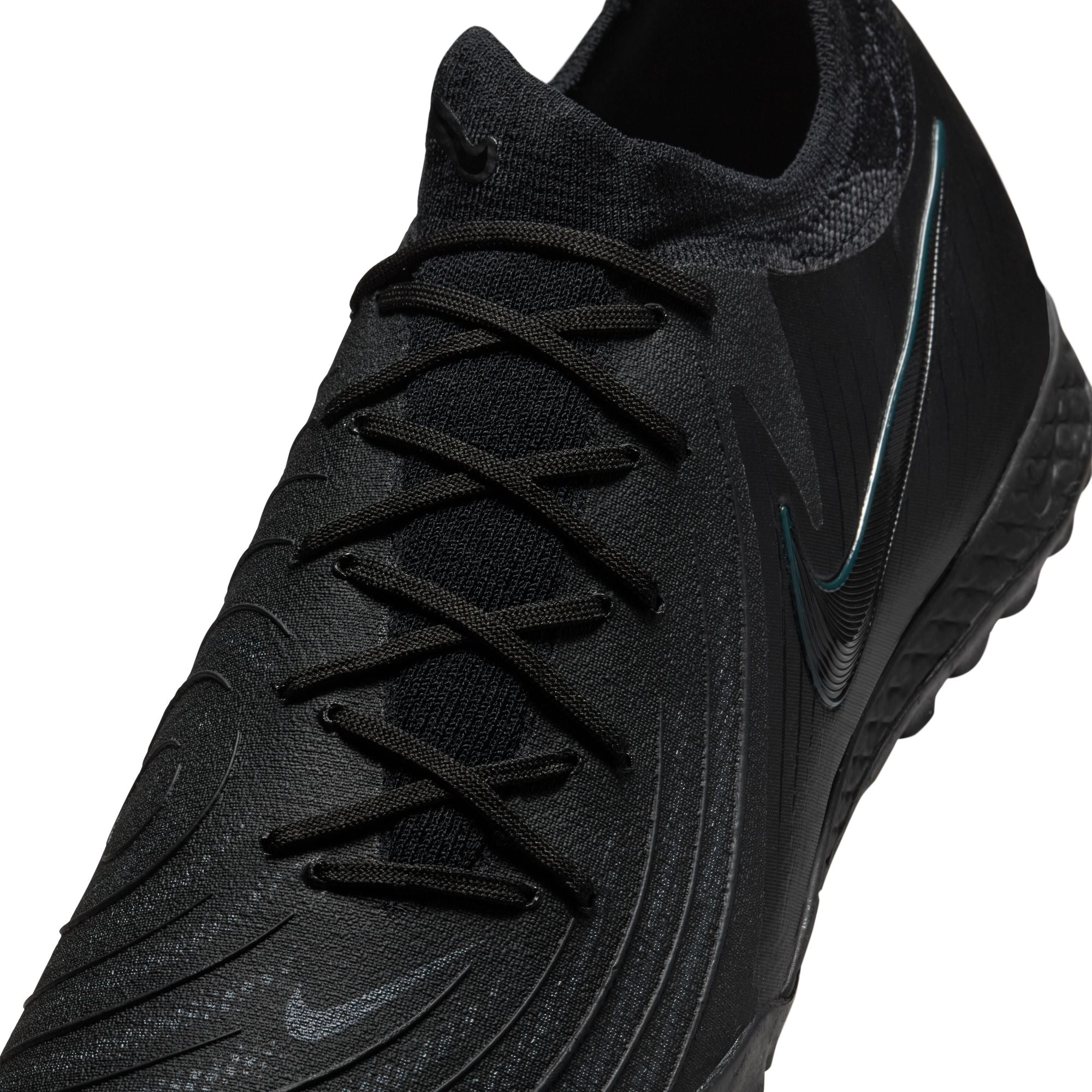 Nike Phantom GX II Pro TF Turf Soccer Cleats -Black/Black