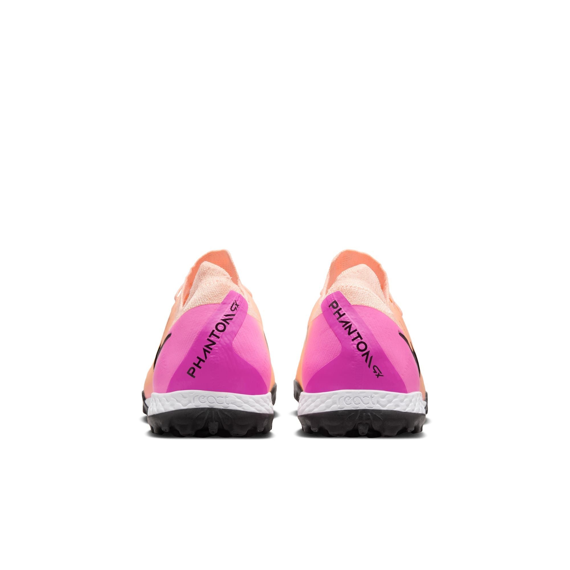 Nike Phantom GX II Pro TF Turf Soccer Cleats -Crimson Tint/Black-Pink Blast