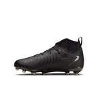 Nike Junior Phantom Luna II Academy FG/MG Soccer Cleat - Black/Black