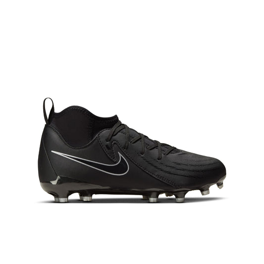 Nike Junior Phantom Luna II Academy FG/MG Soccer Cleat - Black/Black