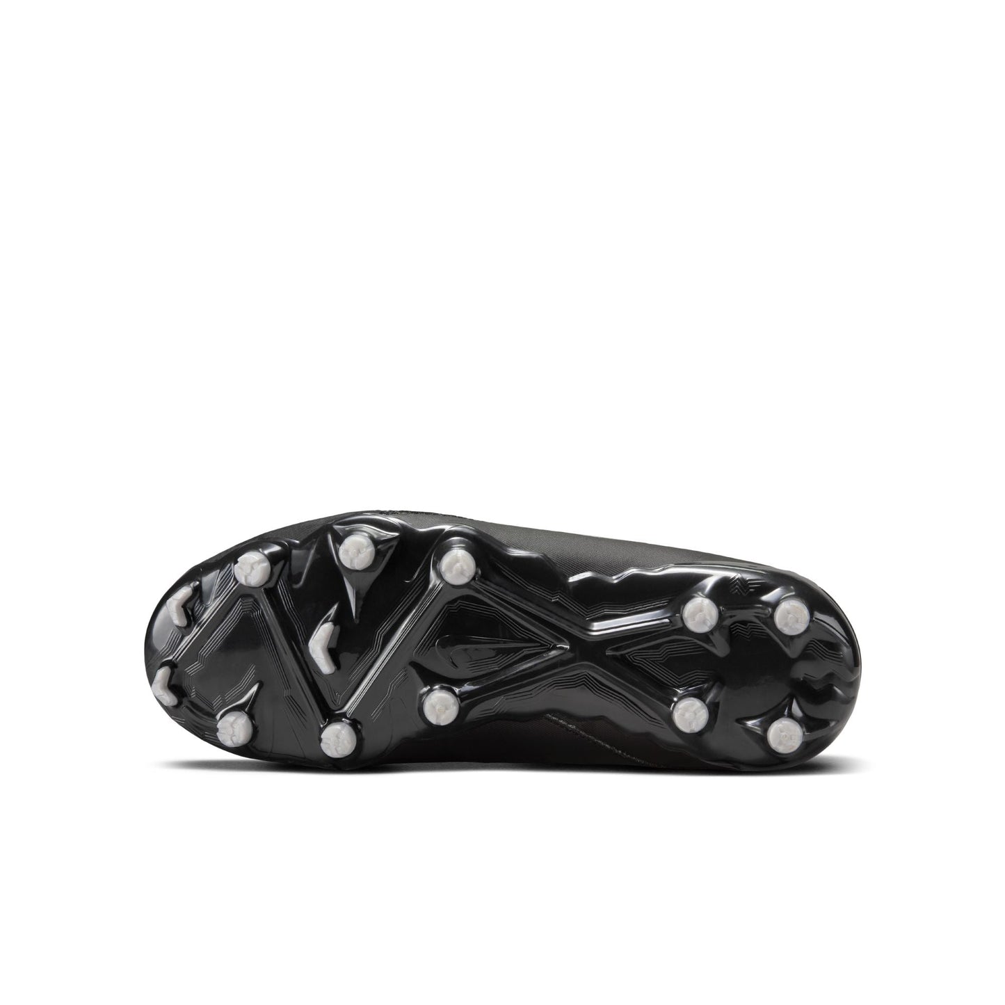Nike Junior Phantom Luna II Academy FG/MG Soccer Cleat - Black/Black
