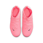 Nike Junior Phantom Luna 2 Academy FG Firm Ground Soccer Cleats- Sunset Pulse/Black