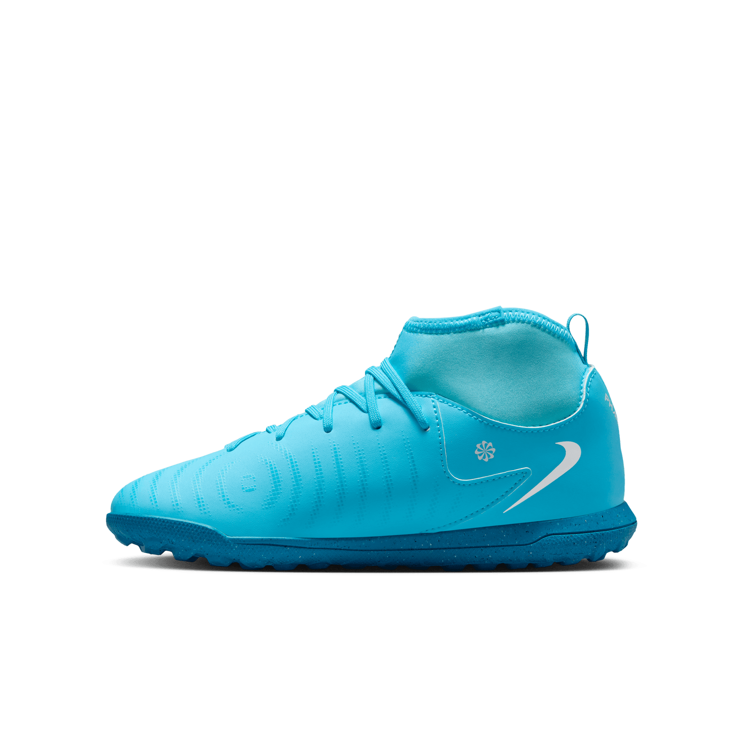Nike Jr. Phantom Luna 2 Club TF - High-BLUE FURY/WHITE