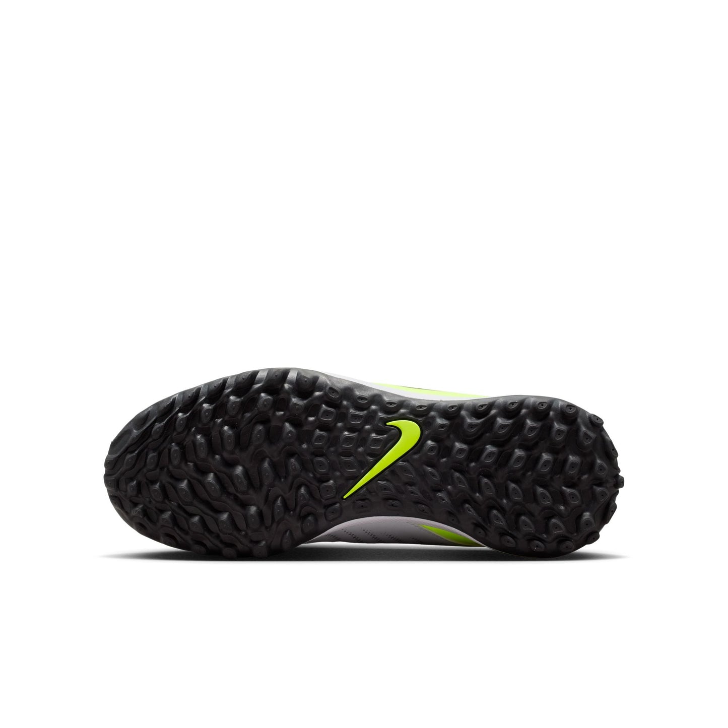 Nike Junior Phantom GX 2 Academy TF Soccer Cleats- Metallic Silver/Black-Volt