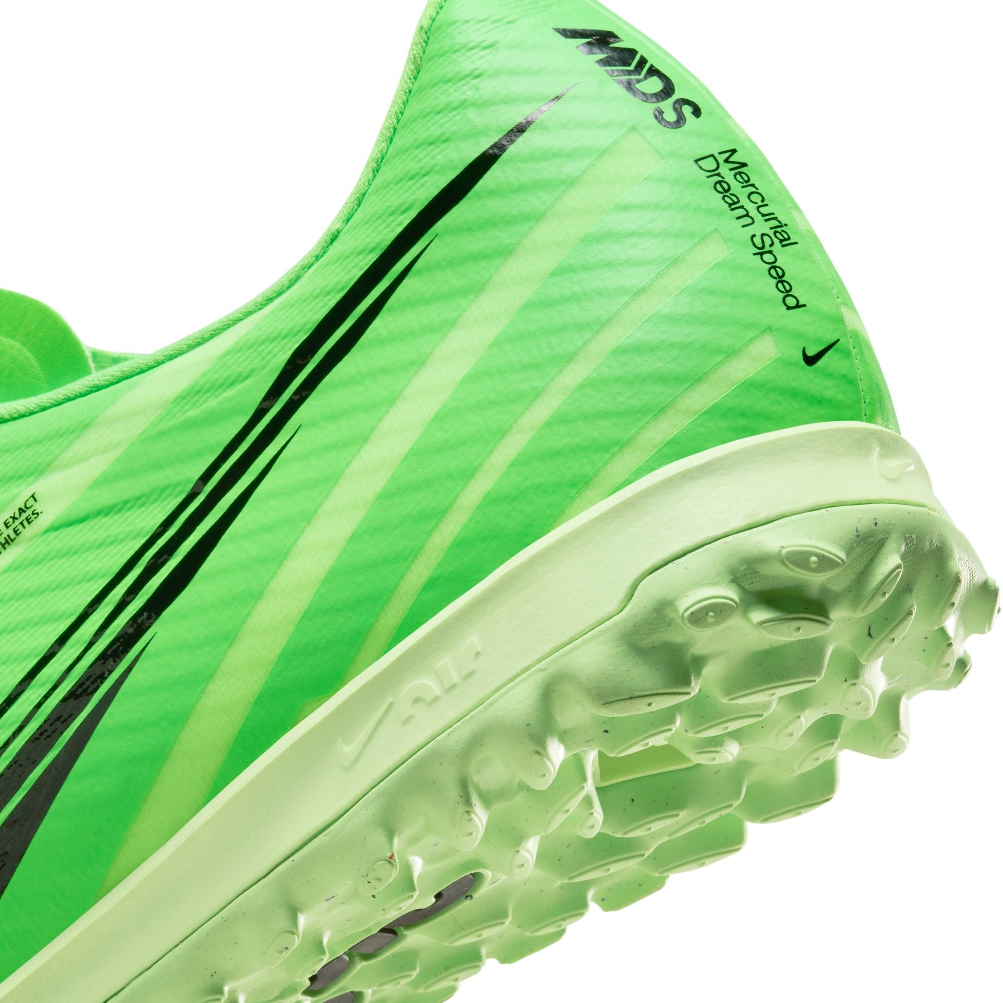 Nike Air Zoom Mercurial Vapor 15 Dream Speed Academy TF Turf Soccer Cleats - Green Strike/Black/Stadium Green