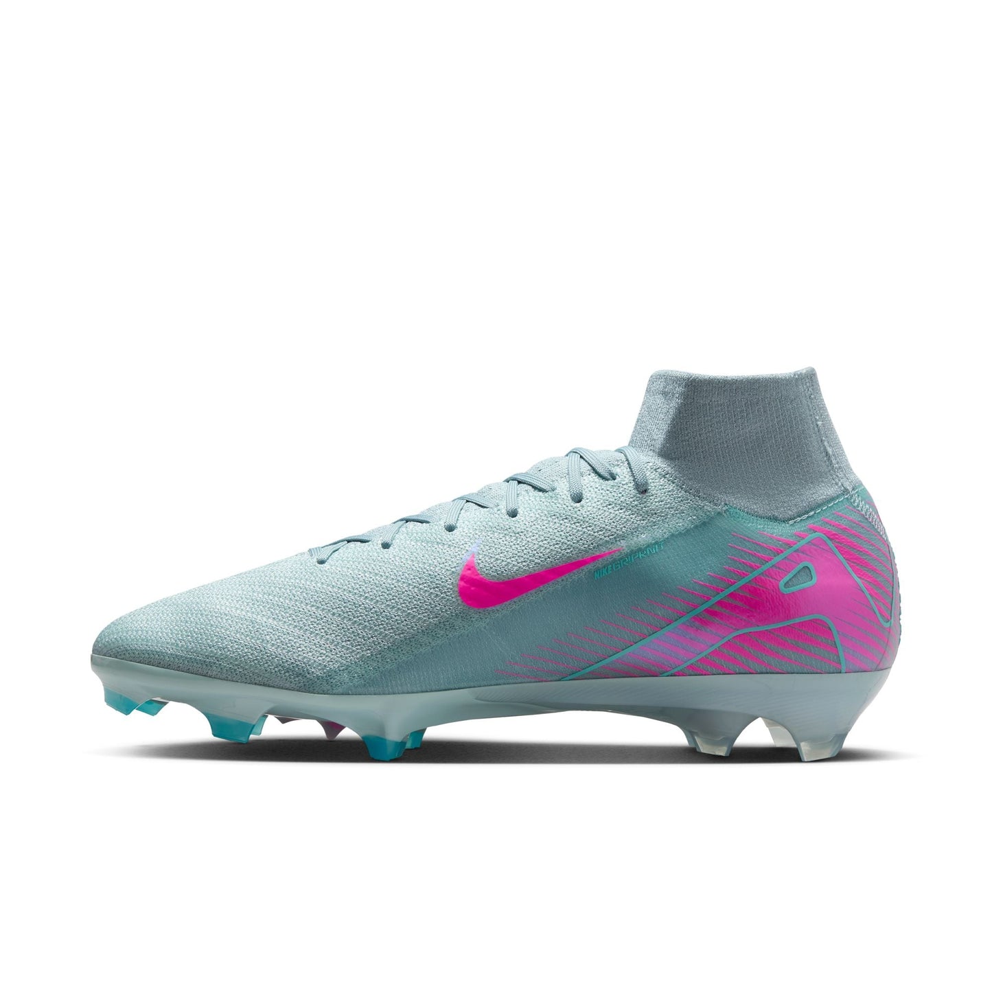 Nike Air Zoom Mercurial Superfly 10 Elite FG Firm Ground Soccer Cleat -Ocean Cube/Pink Blast