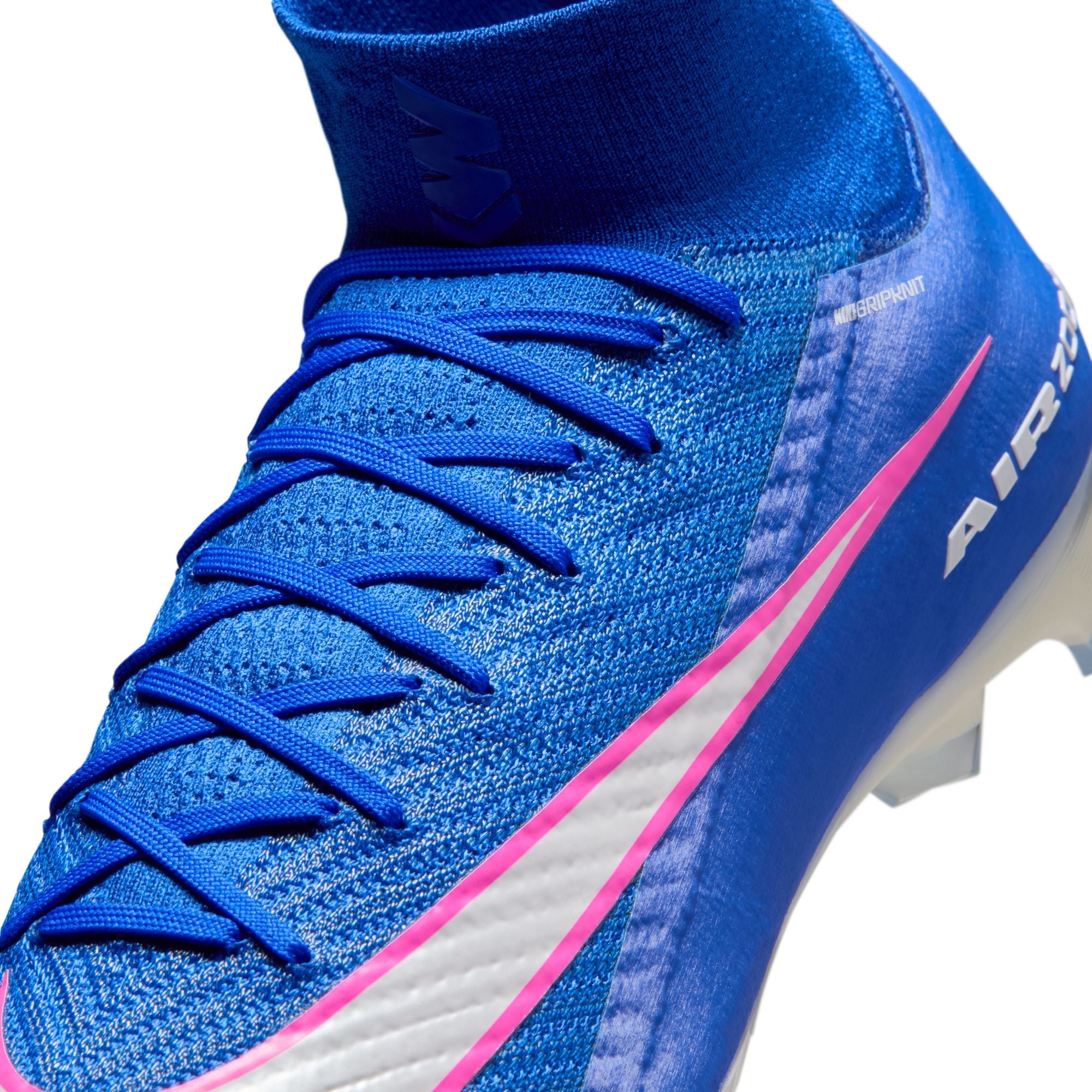 Nike Air Zoom Mercurial Superfly 10 Elite FG Firm Ground Soccer Cleats-Racer Blue/White