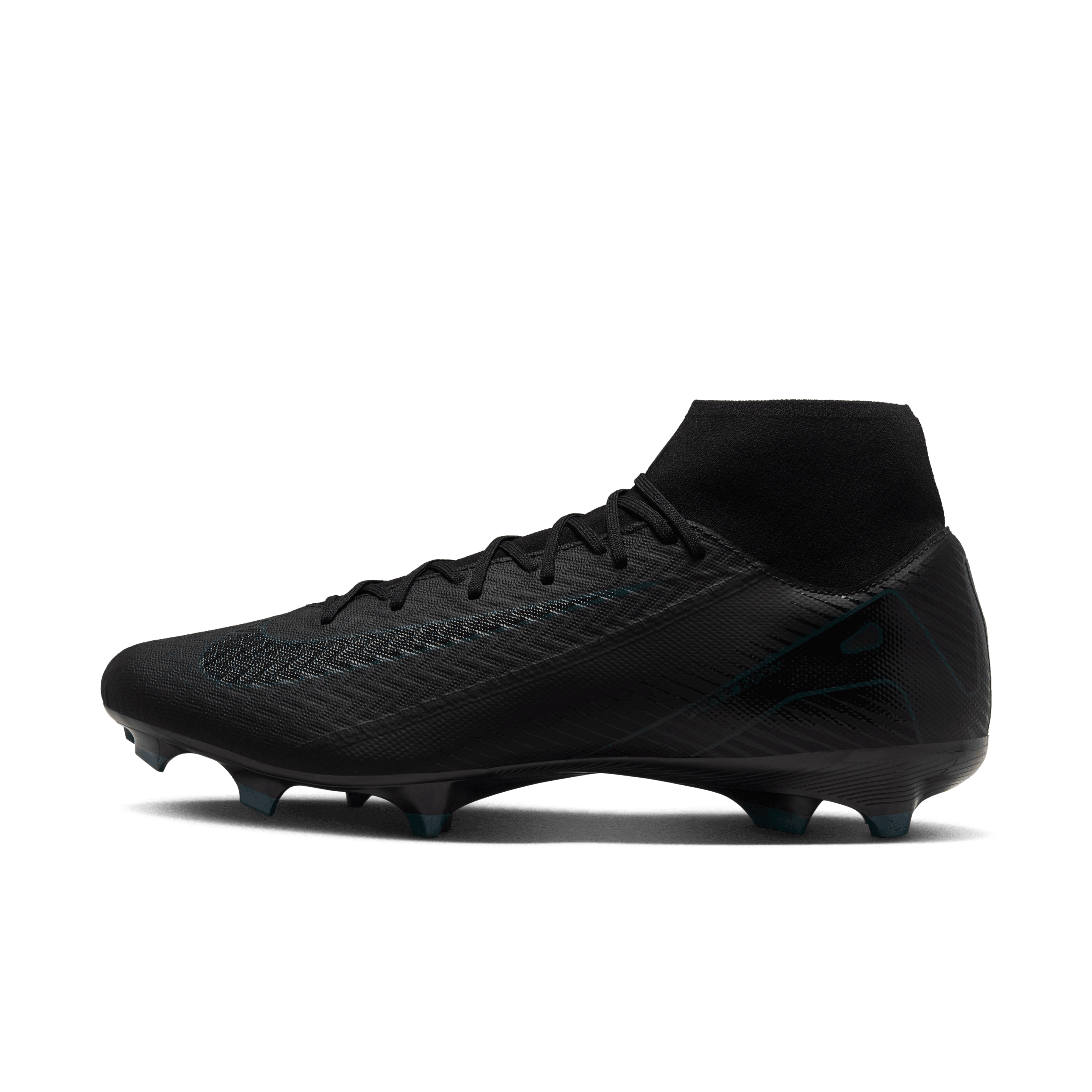 Nike Mercurial Superfly 10 Academy FG - Black/Black-Deep Jungle