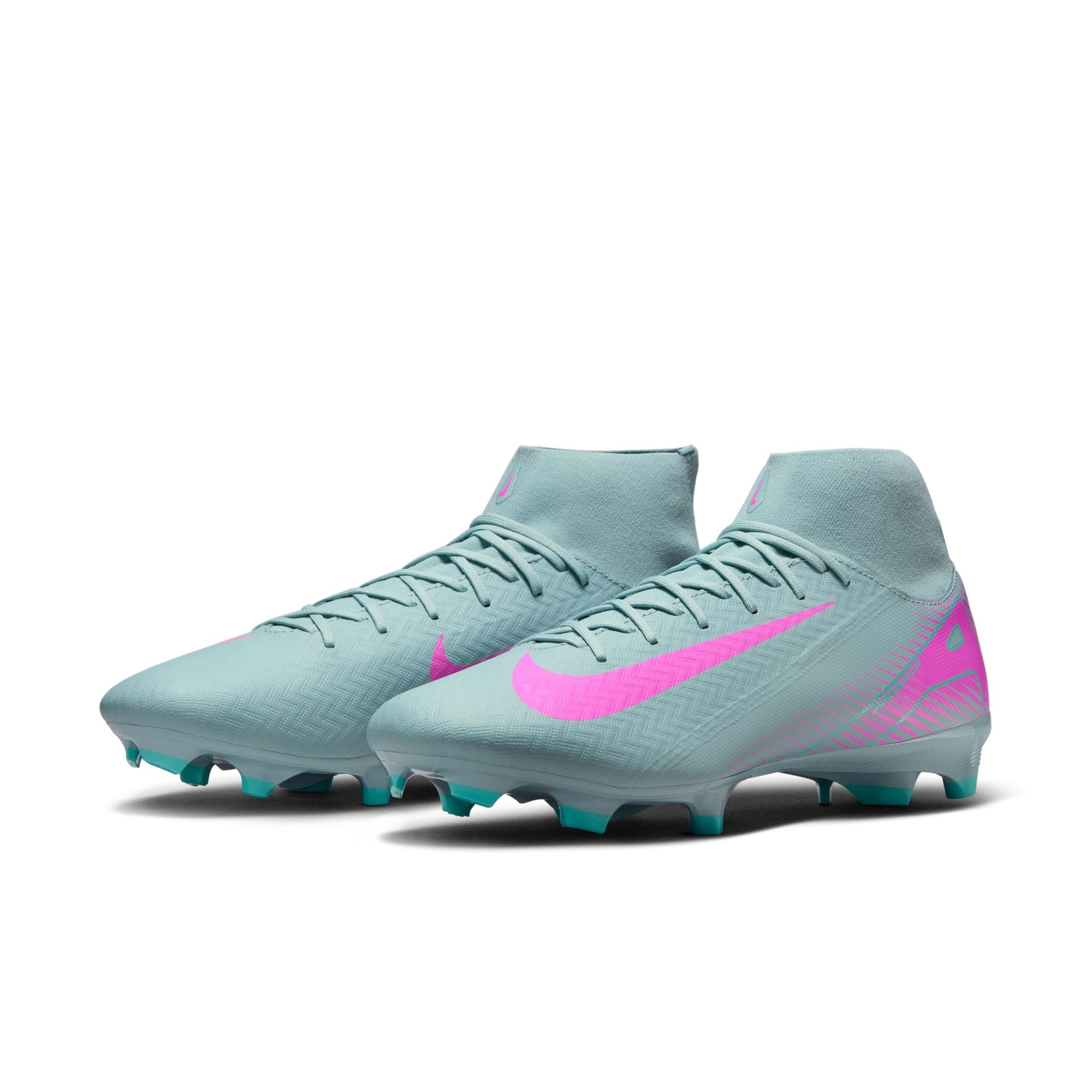 Nike Air Zoom Mercurial Superfly 10 Academy FG Firm Ground Soccer Cleats -  Ocean Cube/Pink Blast
