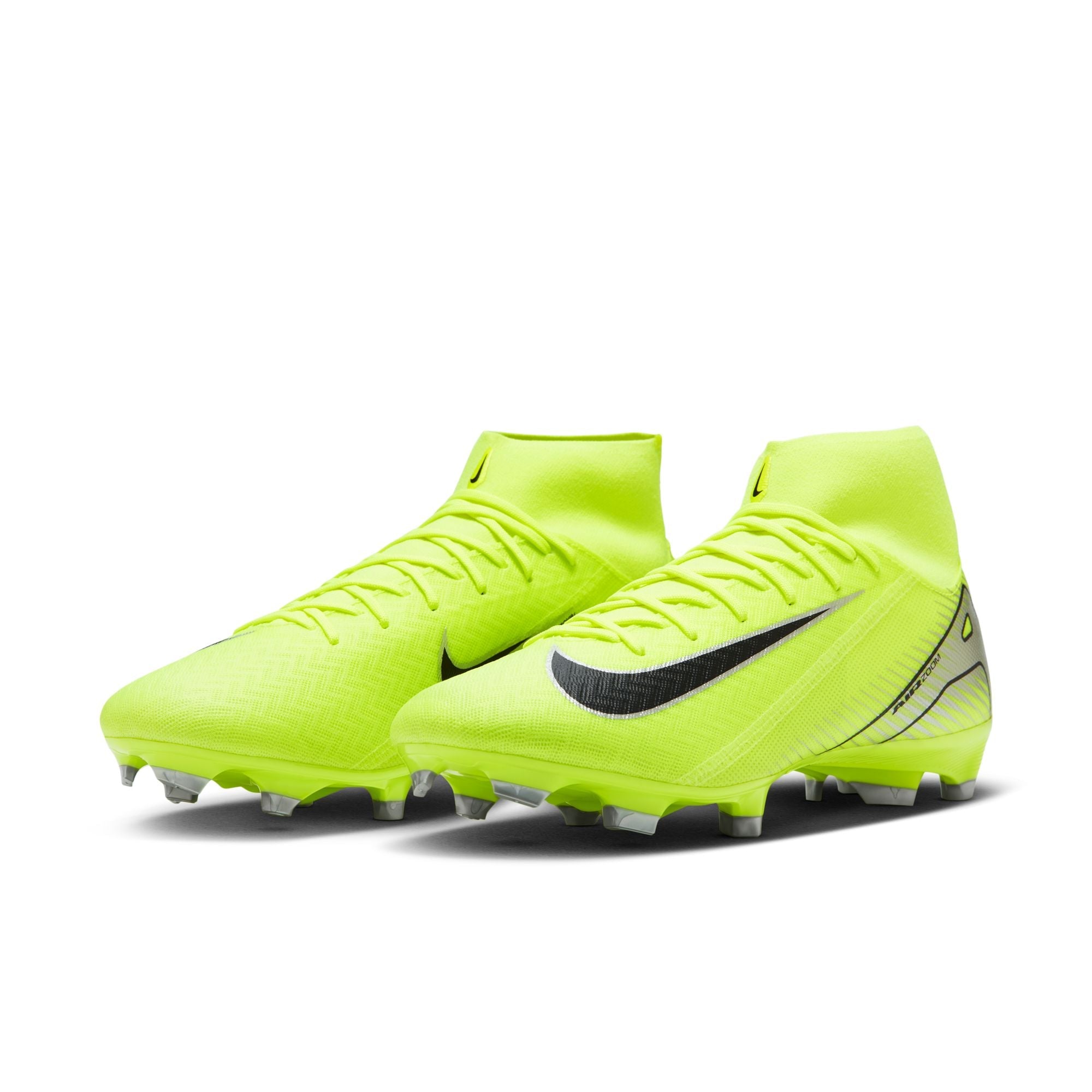 Nike Air Zoom Mercurial Superfly 10 Academy FG Firm Ground Soccer Cleats - Volt/Black