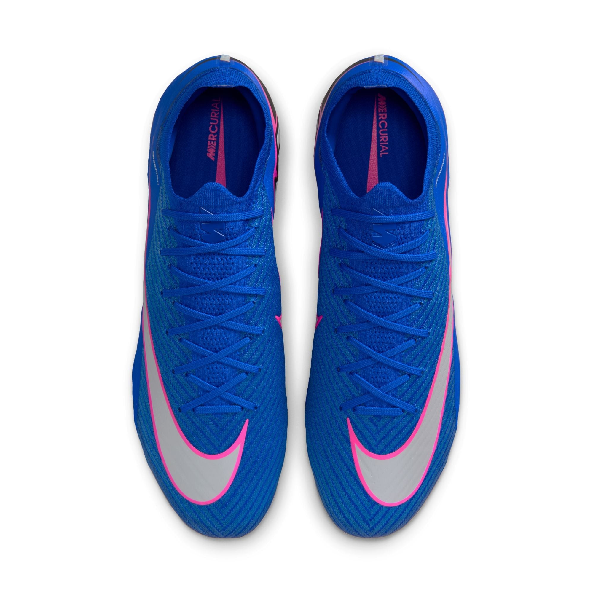 Nike Mercurial Vapor 16 Elite FG Firm Ground Soccer Cleats- Racer Blue/White