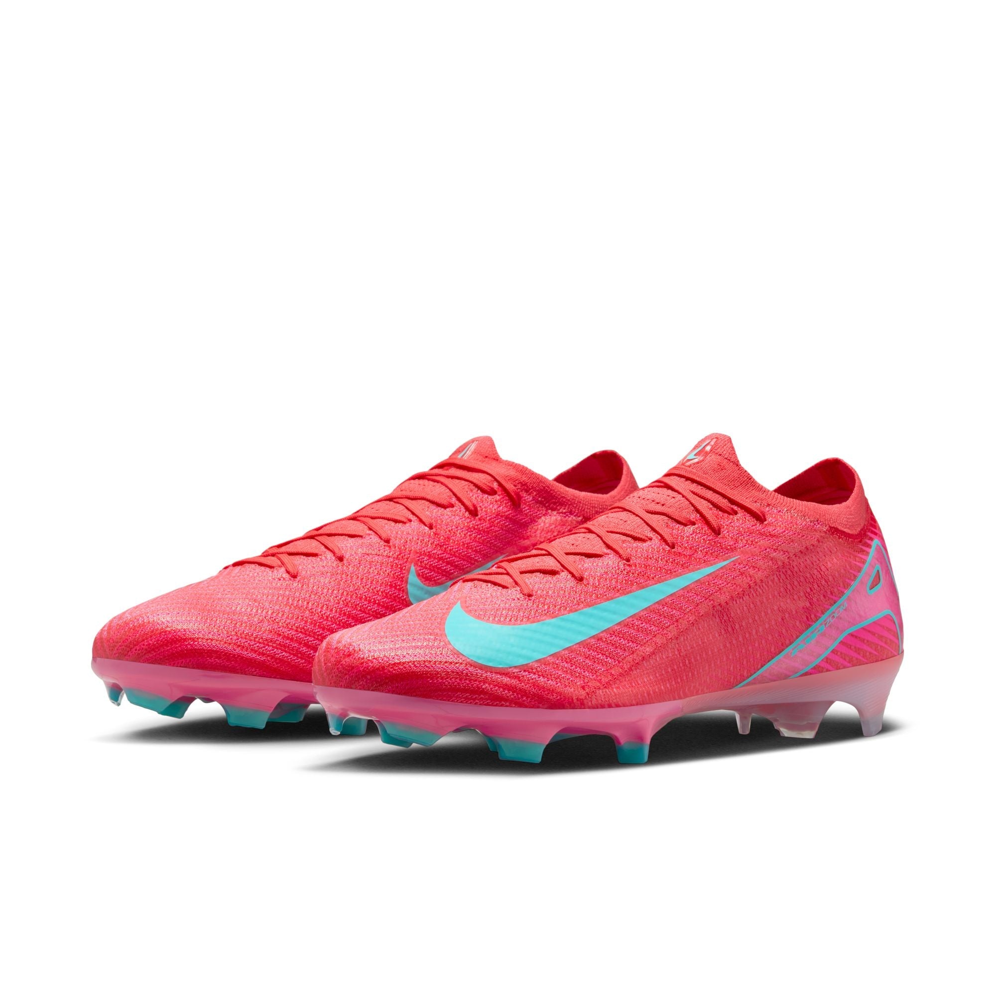 Nike Mercurial Vapor 16 Elite FG Soccer Cleat - Ember Glow/ Aurora Green