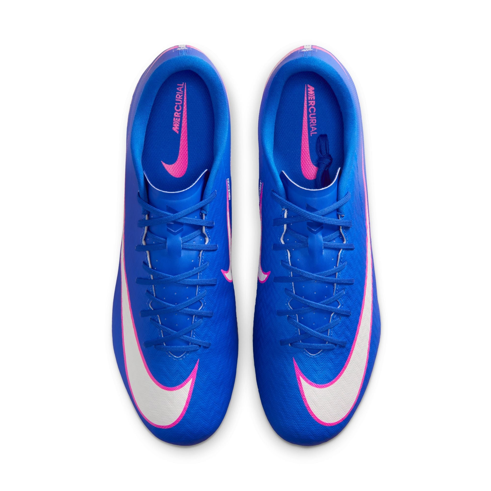 Nike Mercurial Vapor 16 Academy FG Firm Ground Soccer Cleat - Racer Blue/White