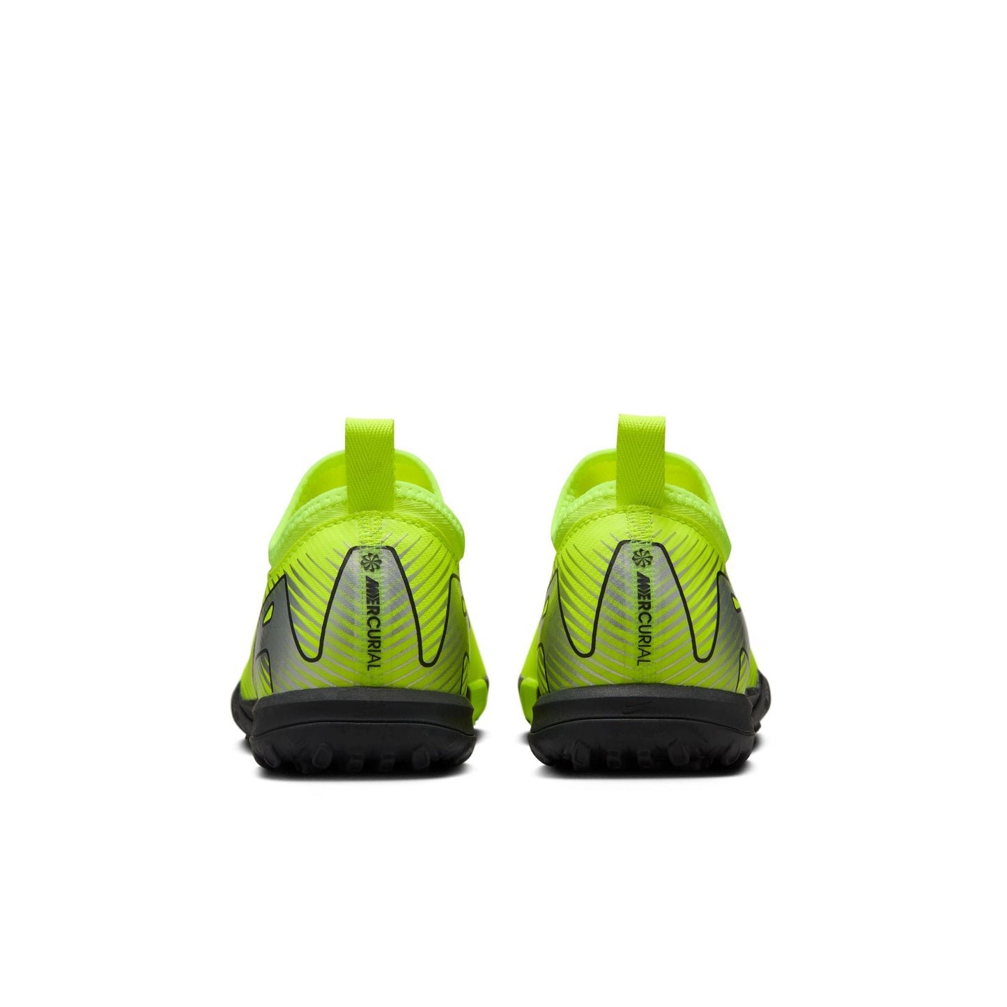 Nike Junior Zoom Mercurial Vapor 10 Academy TF Turf Soccer Cleats - Volt/Black