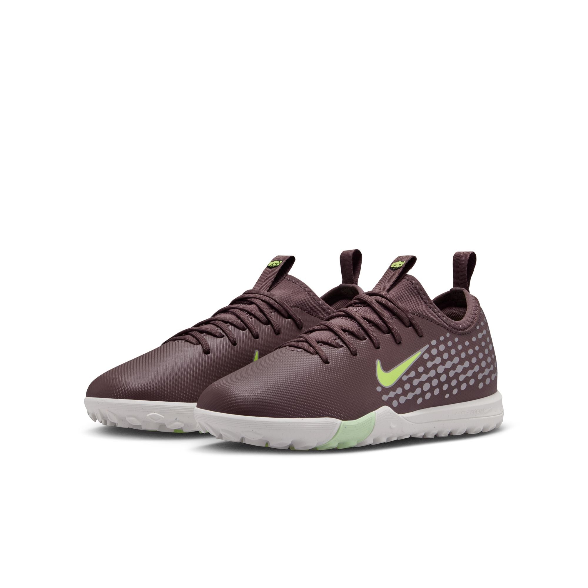 Nike Junior Zoom Mercurial Vapor 16 Academy "Kylian Mbappé"Academy TF Turf Soccer Cleats -  Plum Eclipse/Metallic Silver