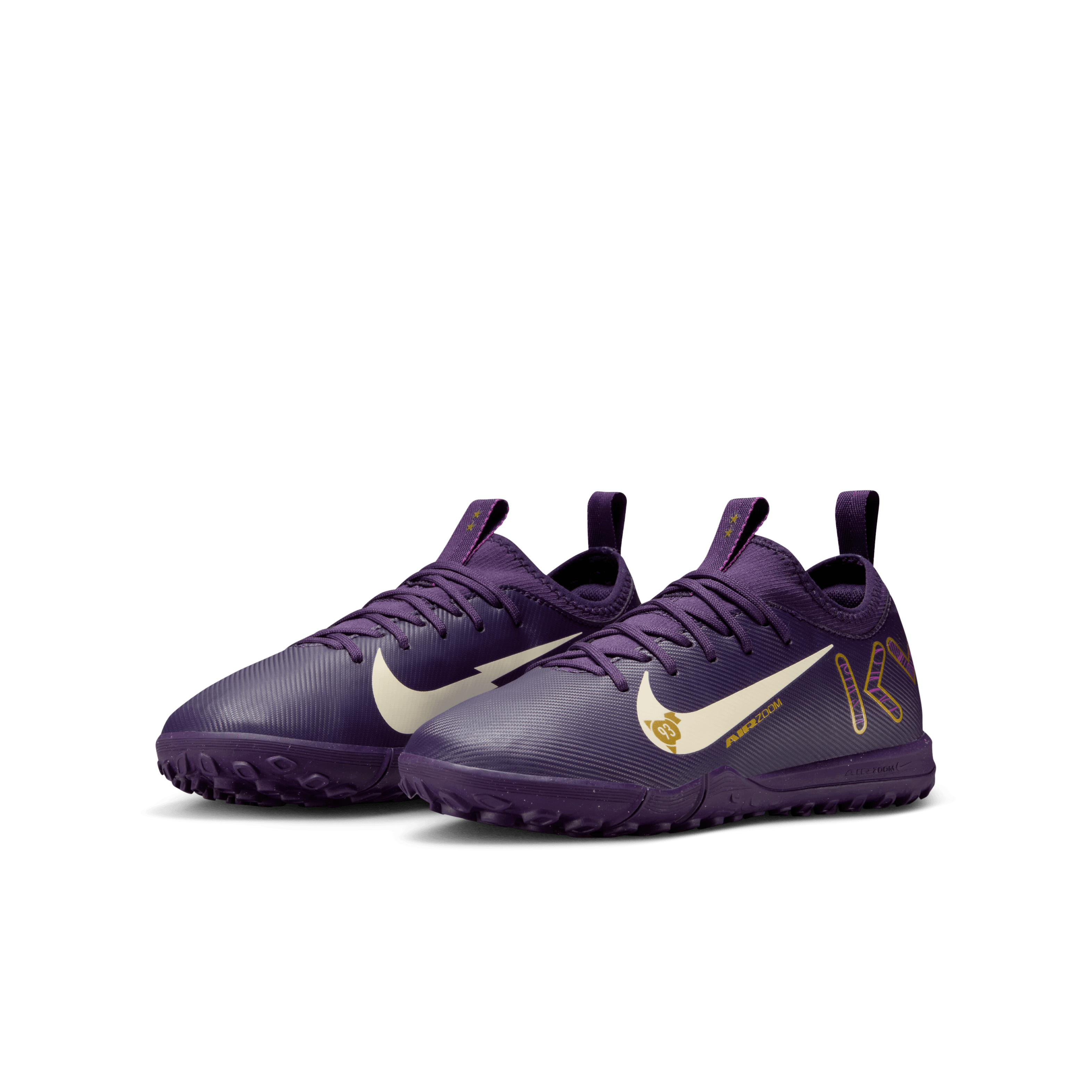 Nike Jr. Mercurial Vapor 16 Academy TF "Kylian Mbappé"- PURPLE/PALE IVORY