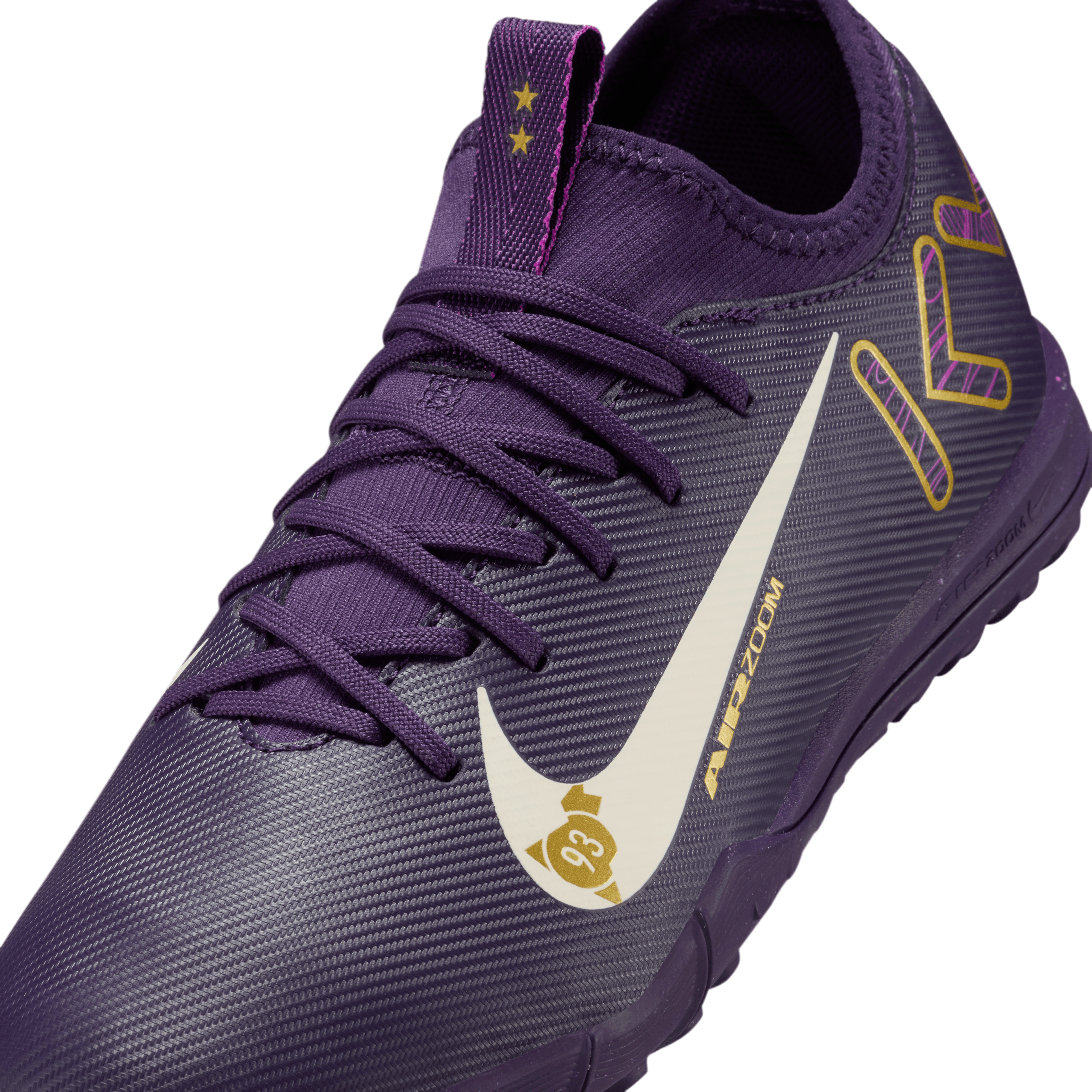 Nike Jr. Mercurial Vapor 16 Academy TF "Kylian Mbappé"- PURPLE/PALE IVORY