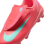 Nike Jr. Mercurial Vapor 16 Club FG- Ember Glow/Aurora Green