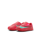 Nike Jr. Mercurial Vapor 16 Club Little Kids' TF Low-Top Soccer Shoes-EMBER GLOW/AURORA GREEN