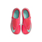 Nike Jr. Mercurial Vapor 16 Club Little Kids' TF Low-Top Soccer Shoes-EMBER GLOW/AURORA GREEN