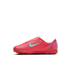 Nike Jr. Mercurial Vapor 16 Club Little Kids' TF Low-Top Soccer Shoes-EMBER GLOW/AURORA GREEN