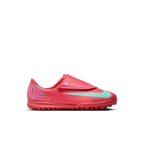 Nike Jr. Mercurial Vapor 16 Club Little Kids' TF Low-Top Soccer Shoes-EMBER GLOW/AURORA GREEN