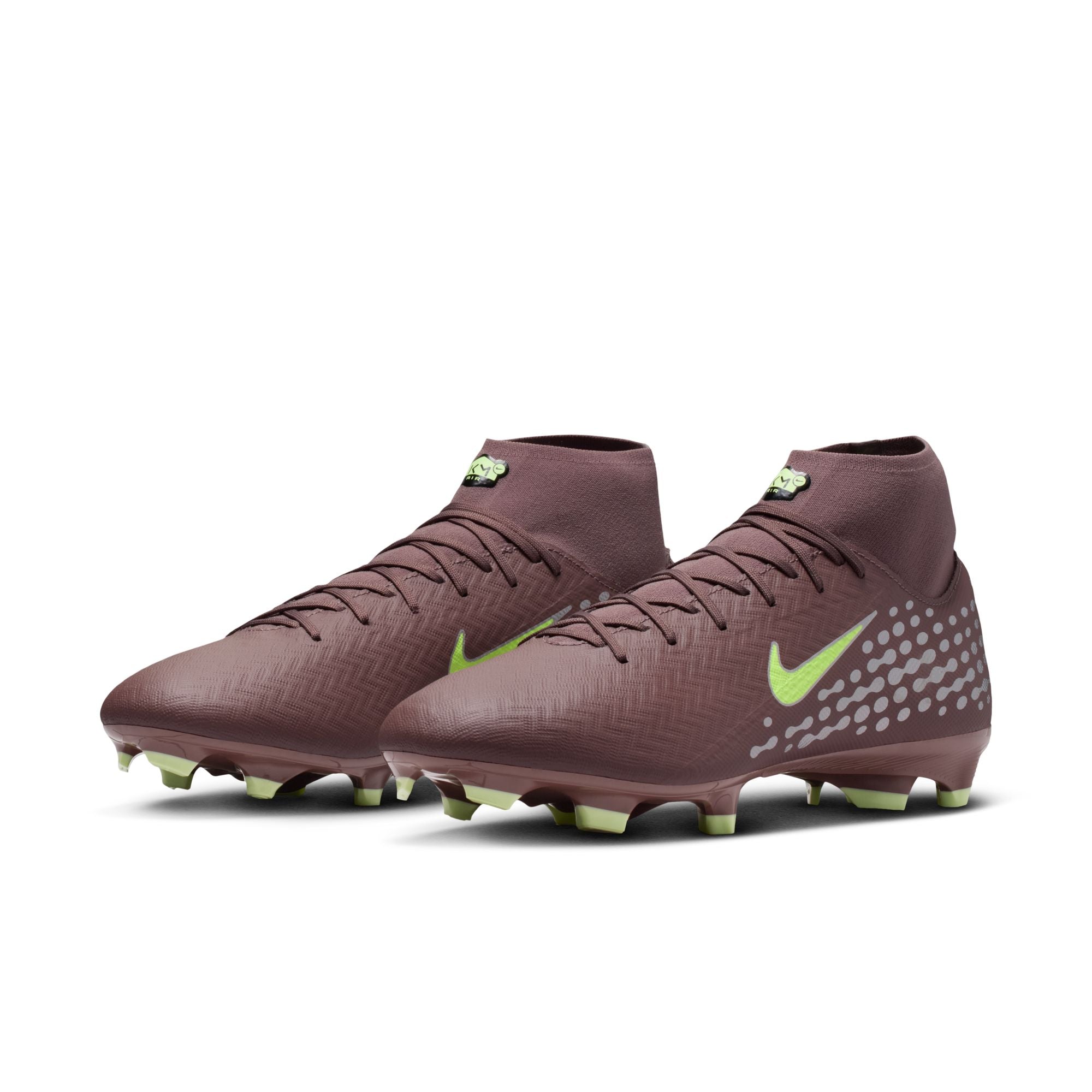 Nike Air Zoom Mercurial Superfly 10 Academy "Kylian Mbappé" FG Firm Ground Soccer Cleats -Plum Eclipse/Metallic Silver